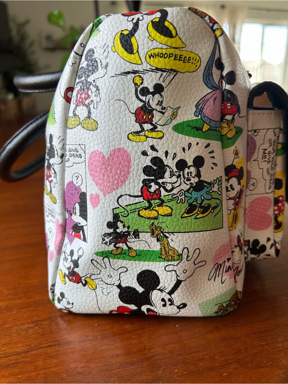 Disney Minnie & Friends Comic Satchel - White, Black, Red, Yellow, Pink, Green - Picture 5 of 9